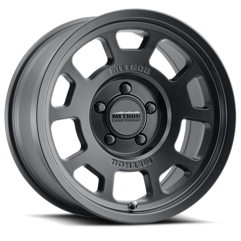 Method Wheels MR705 17x8.5 Matte Black Bead Grip Wheel, 0mm Offset, 6x5.5 Bolt Pattern