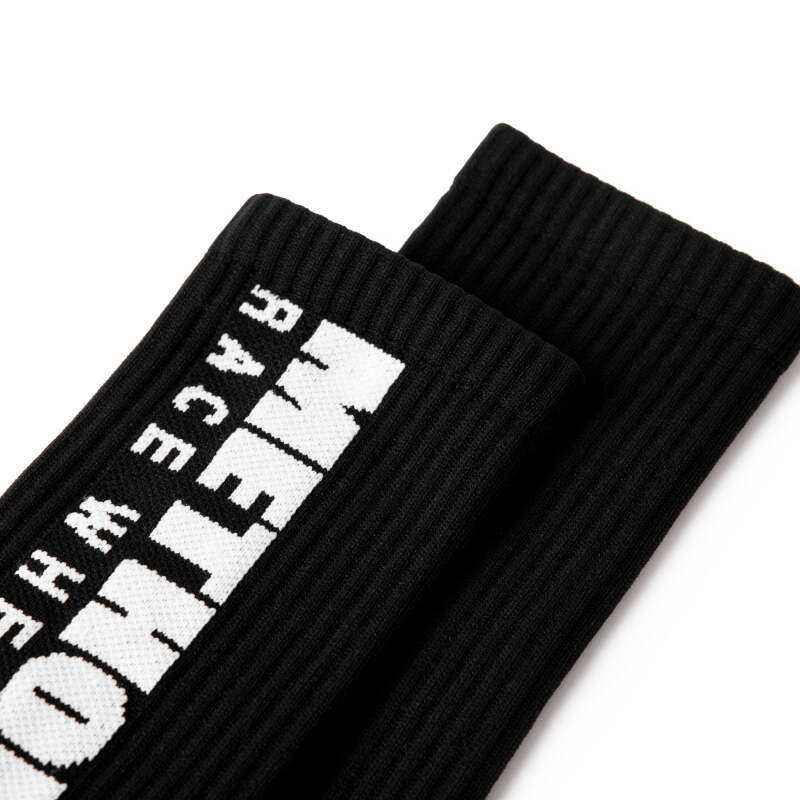 Method Wheels Logo Performance Socks - Black, Part Number AP-M0004