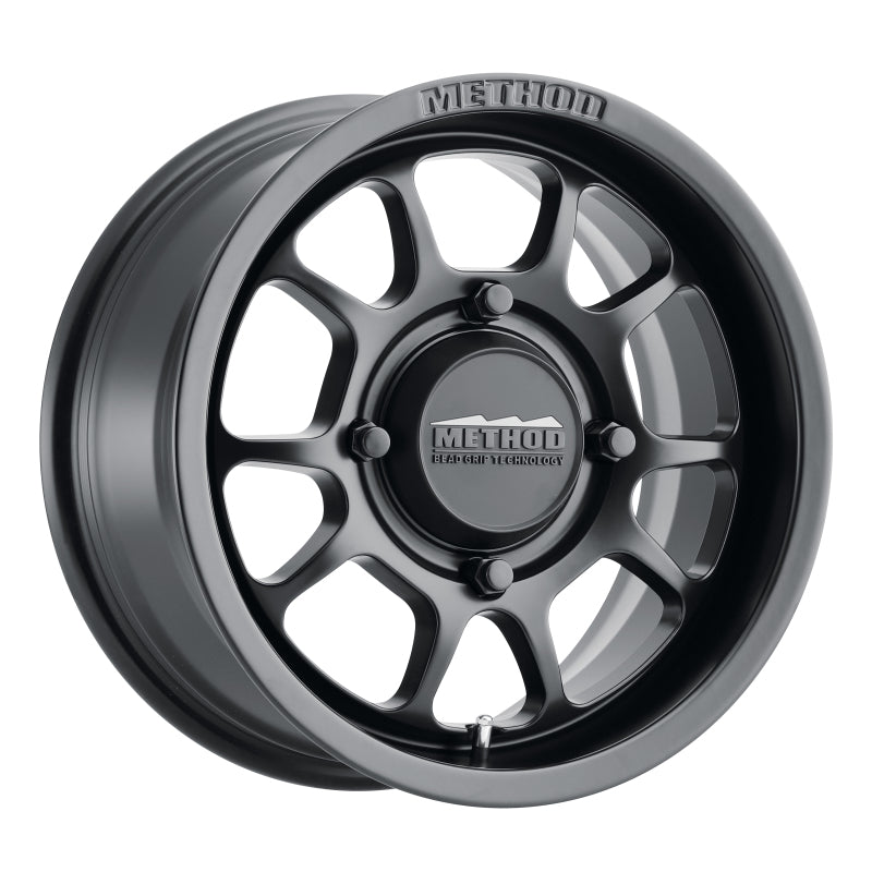 Method Wheels MR409 Bead Grip 15x10 Matte Black Wheel, 4x156 Bolt Pattern, 0mm Offset