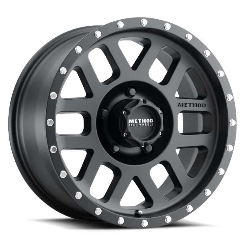 Method Wheels MR306 Mesh 17x8.5-Inch 0mm Offset 5x4.5 Bolt Pattern Matte Black Wheel