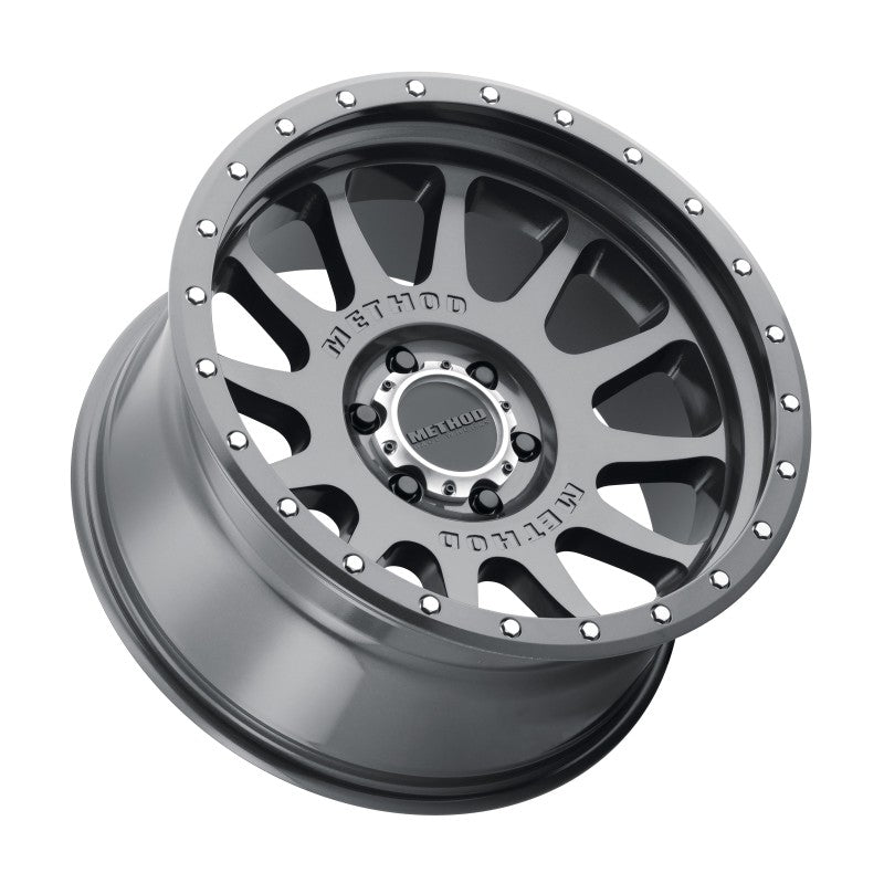 Method Wheels MR605 NV 20x10 Gloss Titanium Wheel, -24mm Offset, 6x5.5 Bolt Pattern