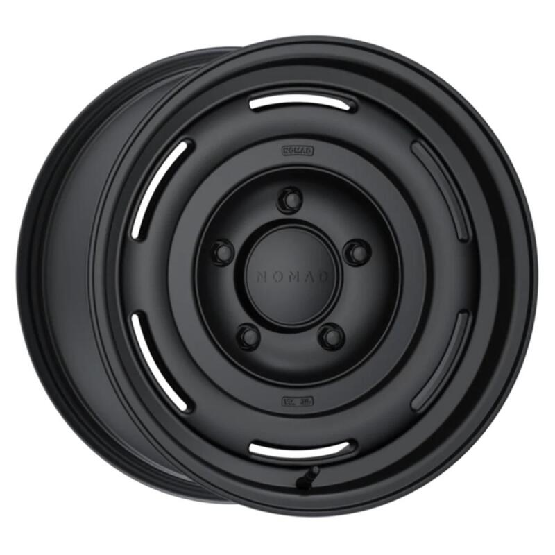 Nomad N504SB Field Forged Wheel, 16x7 Inch, 6x139.7 Bolt Pattern, -12mm Offset, Satin Black