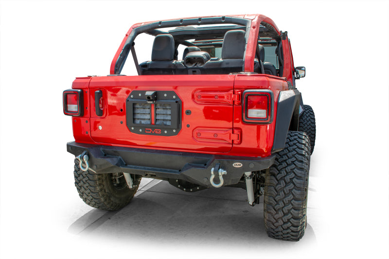 DV8 Offroad TSJL-02 Spare Tire Delete Kit with Camera Housing for 2018-2024 Jeep Wrangler JL/JLU