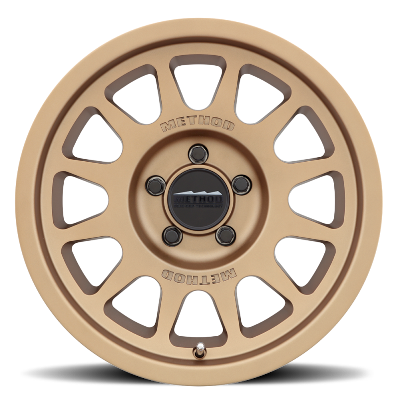 Method Wheels MR703 17-Inch x 8.5-Inch Bronze Bead Grip Wheel, 0mm Offset, 5x150 Bolt Pattern