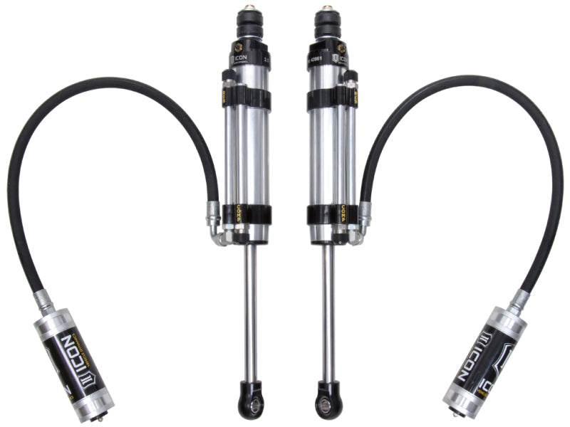ICON 59910P Omega Series 2.5 VS Remote Reservoir Rear Shocks for Toyota FJ Cruiser, 4Runner and Lexus GX