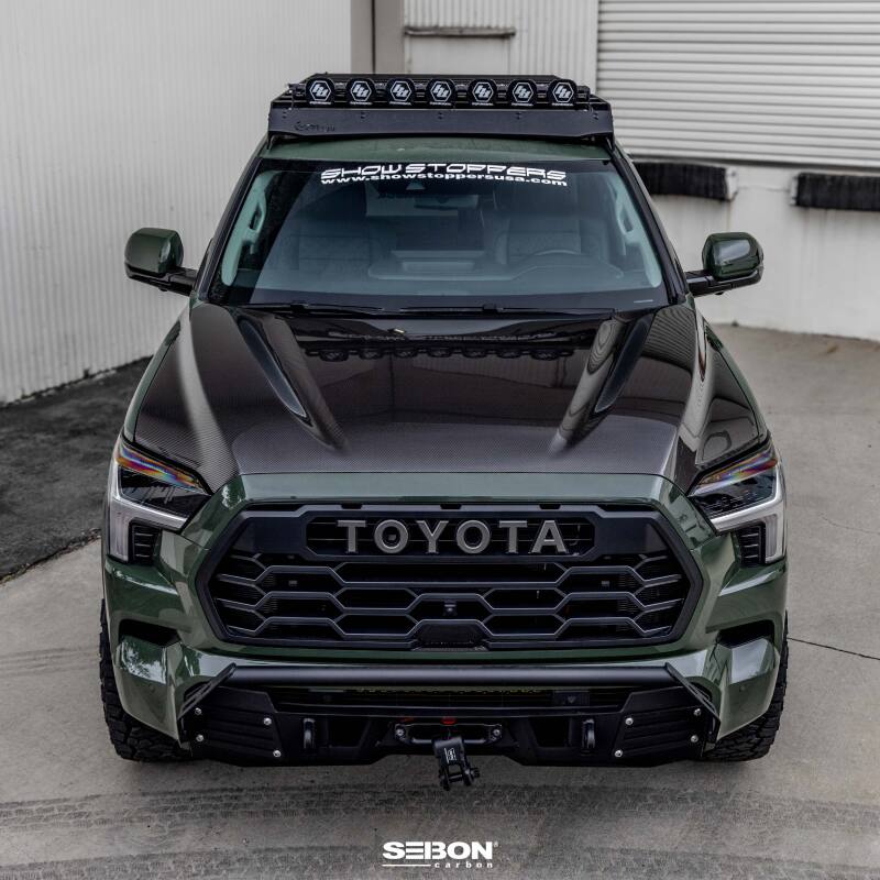 Seibon HD23TYTU-OE OE-Style Carbon Fiber Hood for 2022-2023 Toyota Tundra