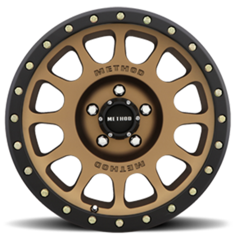 Method Wheels MR305 NV 17-Inch Bronze Cast Wheel, 8.5-Inch Width, +25 Offset, 5x150 Bolt Pattern