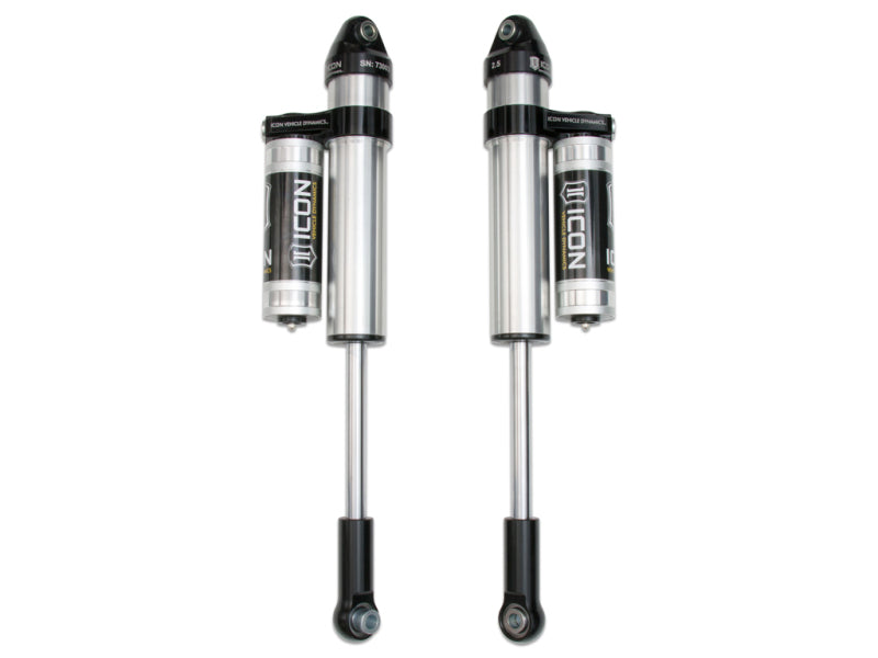 ICON 57722P Vehicle-Specific 2.5 Aluminum Series Piggyback Shocks for 2007-2021 Toyota Tundra, Pair