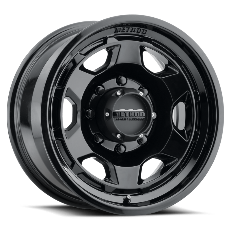 Method Wheels MR708 17-Inch Gloss Black Cast Wheel, 6x5.5 Bolt Pattern, +25 Offset