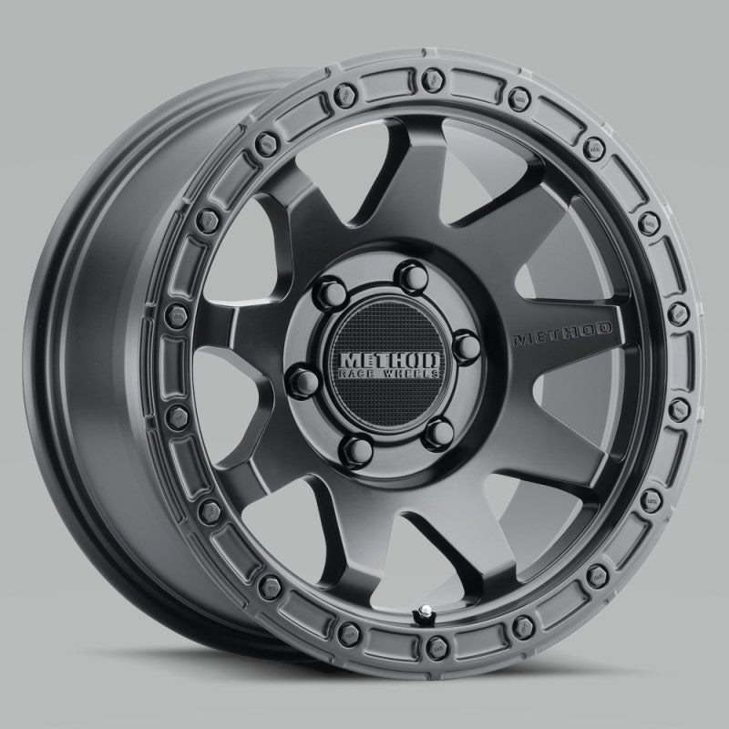 Method Wheels MR317 17-Inch x 8.5-Inch Matte Black Wheel, 0mm Offset, 6x5.5 Bolt Pattern