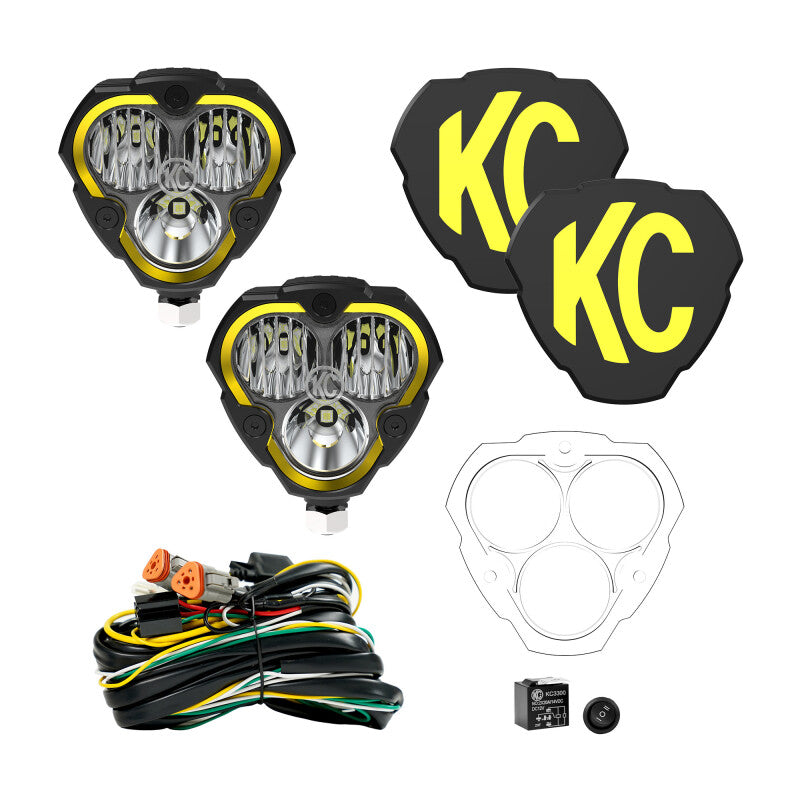 KC HiLiTES FLEX ERA 3 2-Light Master Kit, Part 288