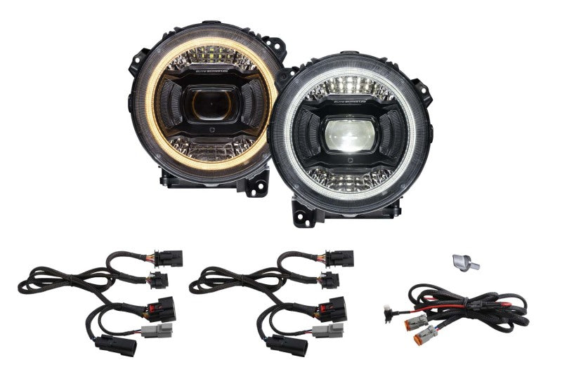 Diode Dynamics DD5166 Elite LED Headlights for 2018-2023 Jeep JL Wrangler