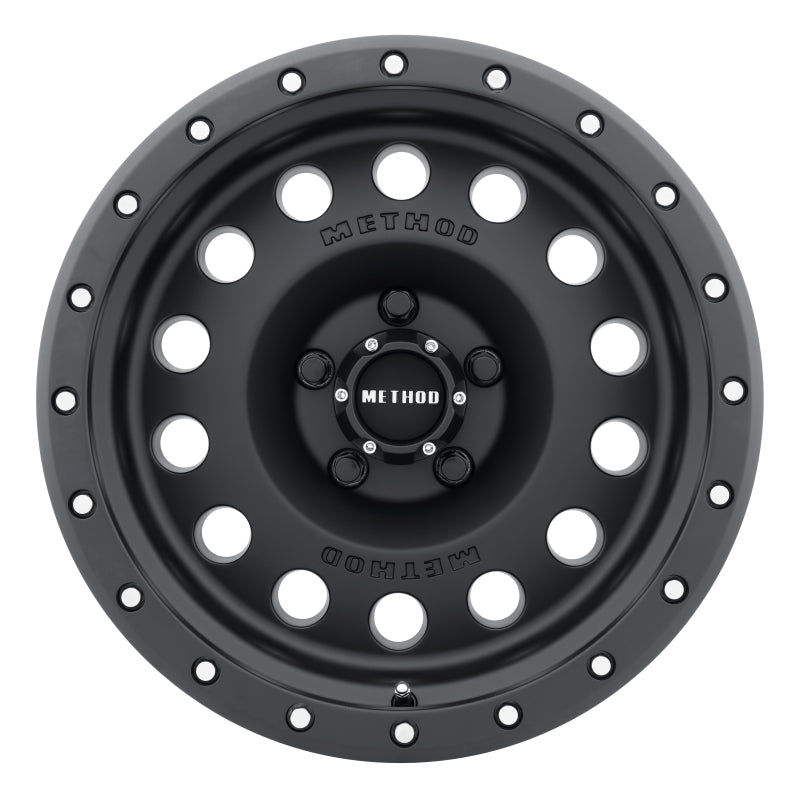 Method Wheels MR307 17x8.5-Inch Matte Black Wheel, 0mm Offset, 5x5 Bolt Pattern