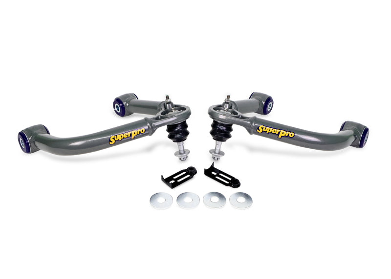 SuperPro TRC6740E Fixed Offset Upper Control Arm Set for 2022-2026 Toyota Tundra and 2023-2026 Toyota Sequoia