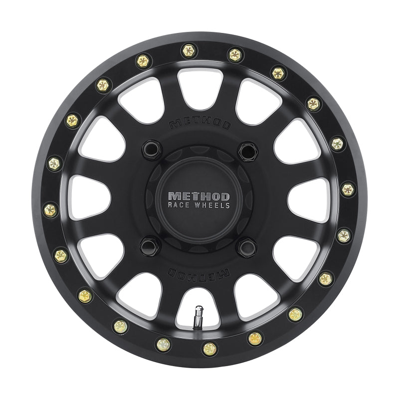Method Wheels MR401 14x7 Matte Black Beadlock UTV Wheel, 4x136, +13 Offset