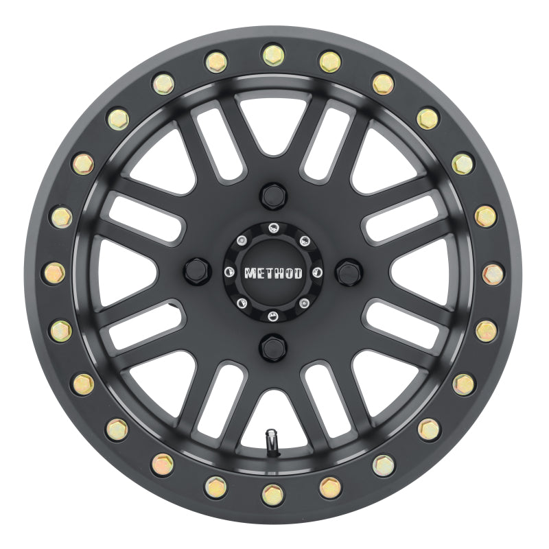 Method Wheels MR406 UTV Beadlock Wheel, 15x8, 4x136 Bolt Pattern, 0mm Offset, Matte Black