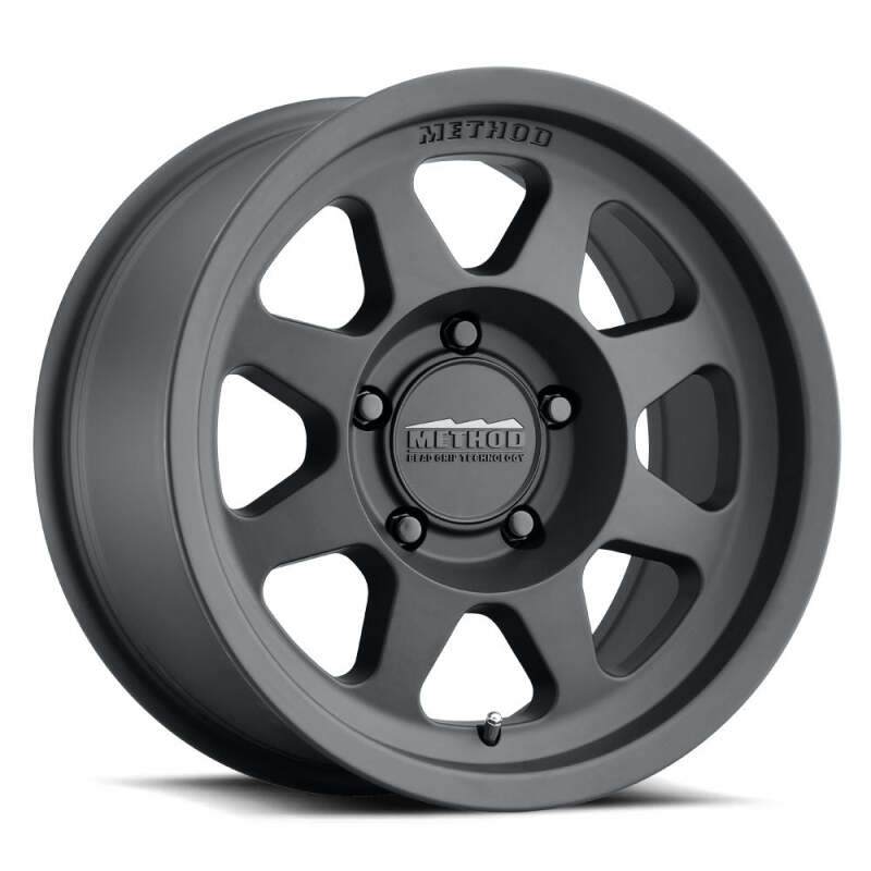 Method Wheels MR701 Bead Grip 16 x 6.5-Inch Matte Black Wheel, +90 Offset, 6x180 Bolt Pattern