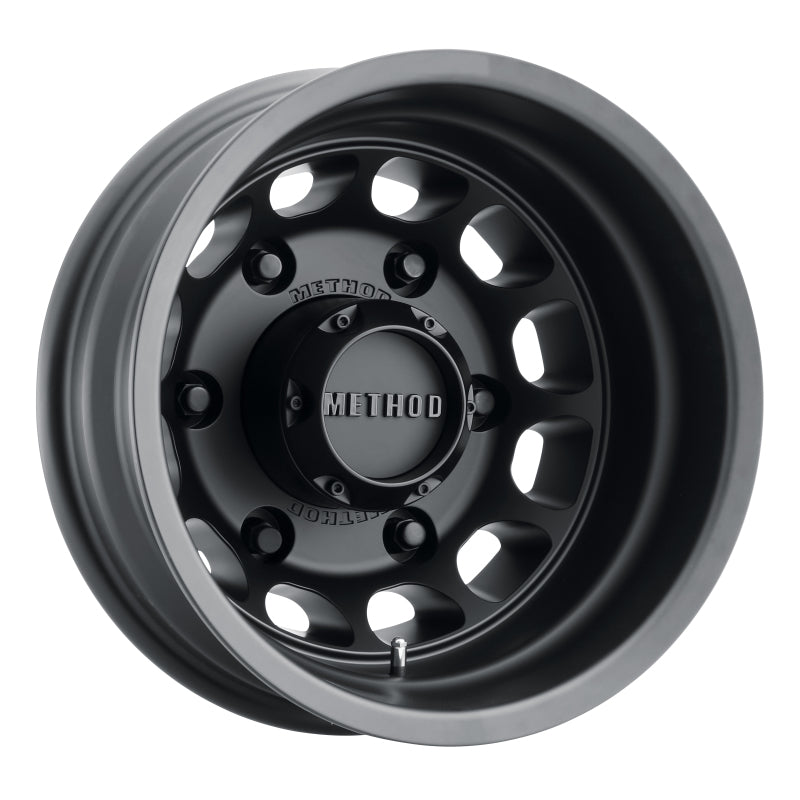 Method Wheels MR901 16x5.5 Matte Black Dually Wheel, 6x205 Bolt Pattern