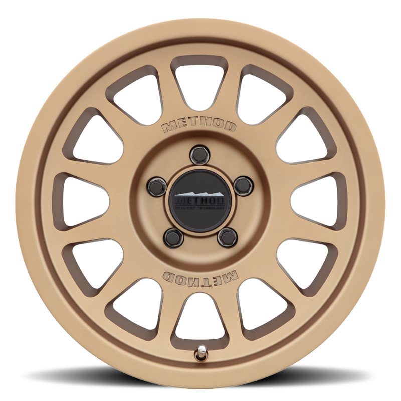Method Wheels MR703 Bead Grip 17x8.5 Bronze Wheel, +25mm Offset, 5x5 Bolt Pattern