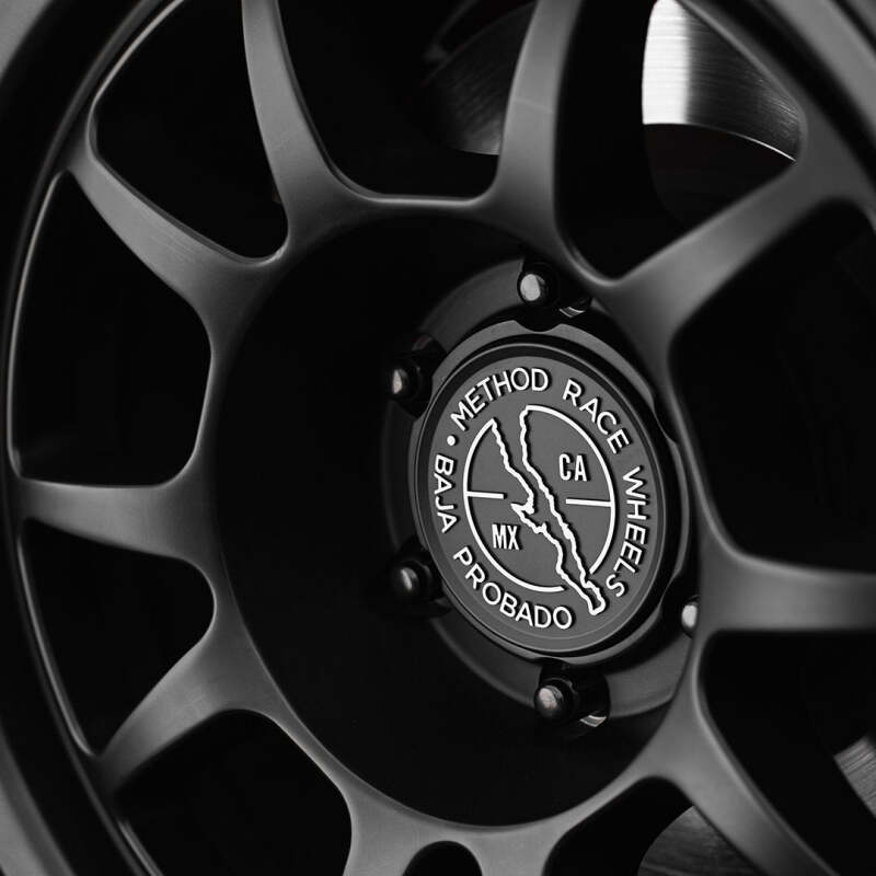 Method Wheels BAJA 64mm Snap-In Center Cap, Black - CP-BAJA64S-B