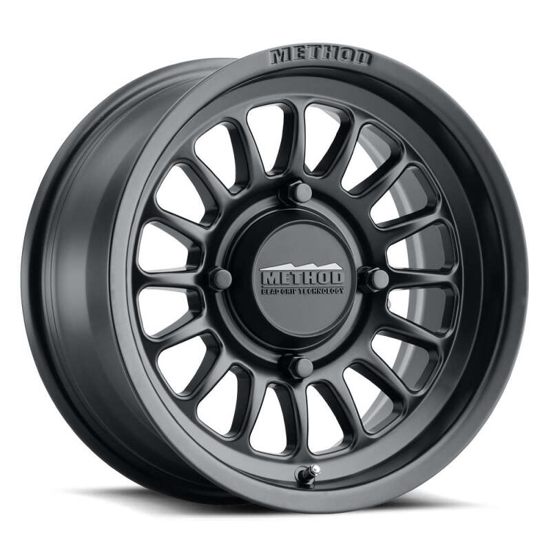 Method Wheels MR411 Bead Grip 15x7 Matte Black Wheel, 5x4.5 Bolt Pattern, +38 Offset