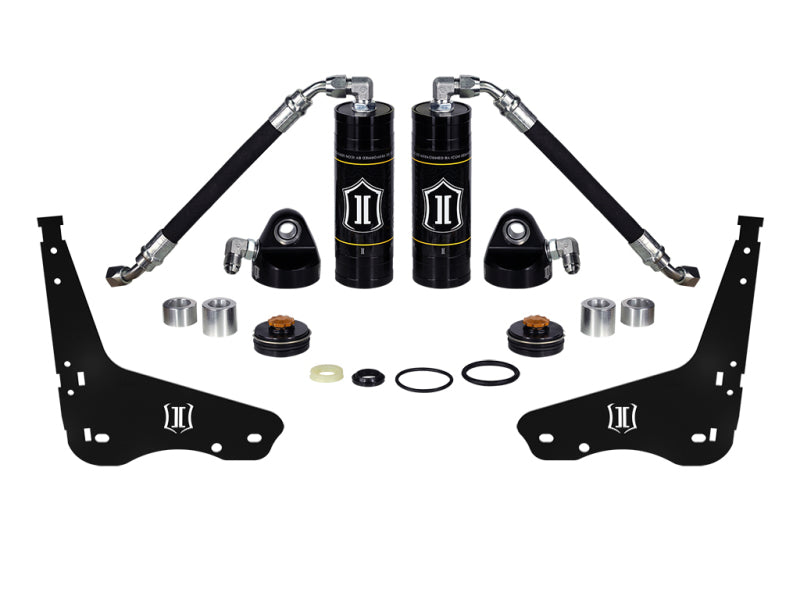 ICON Vehicle Dynamics 51037 Remote Reservoir Upgrade Kit for Toyota Tundra and Sequoia Coilovers