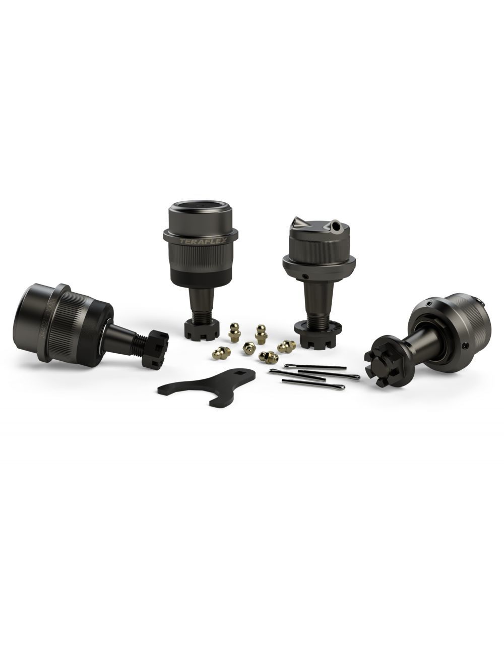 TeraFlex 3442022 Dana 30/44 HD Adjustable Greaseable Ball Joint Kit for Jeep Wrangler JK