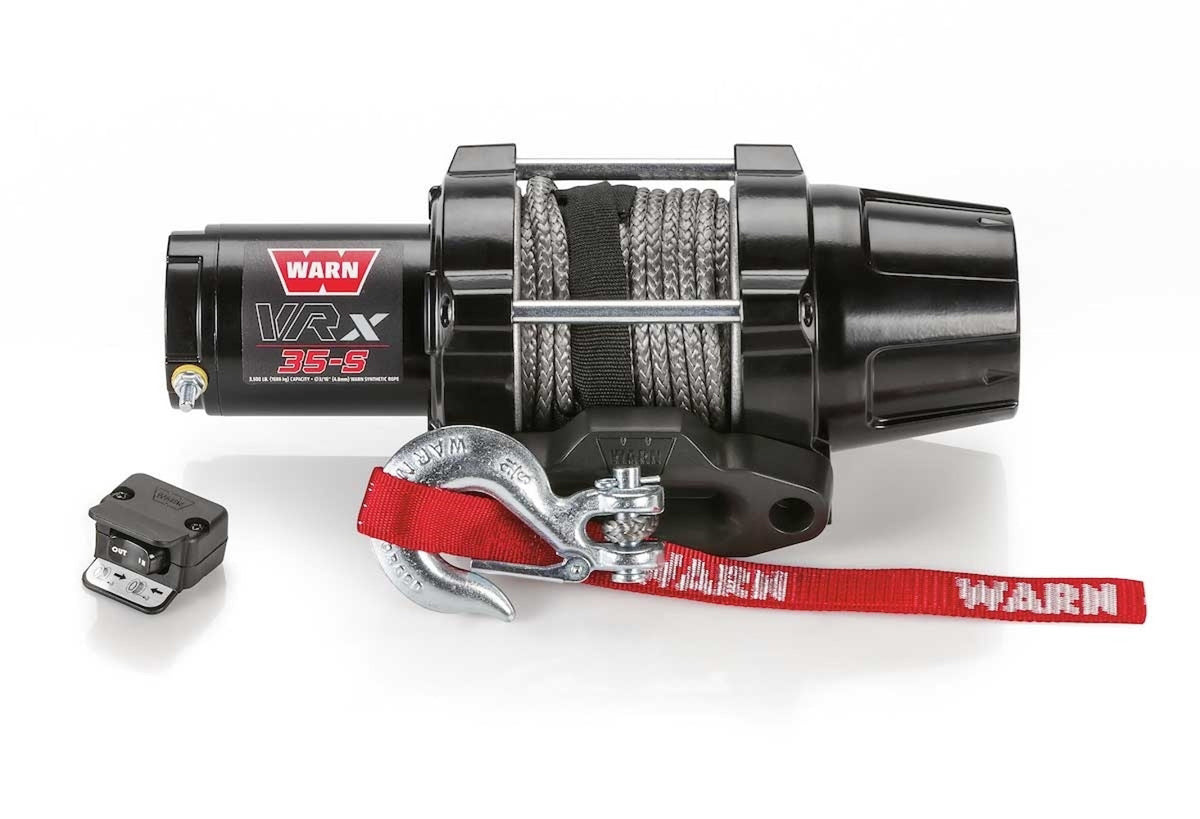 WARN 101030 VRX 35-S 3,500 lb Winch with Synthetic Rope