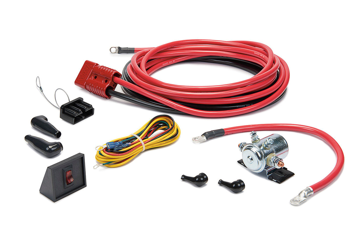 WARN 32966 Rear Vehicle Winch Power Cable with Quick Disconnects and Power Interrupt