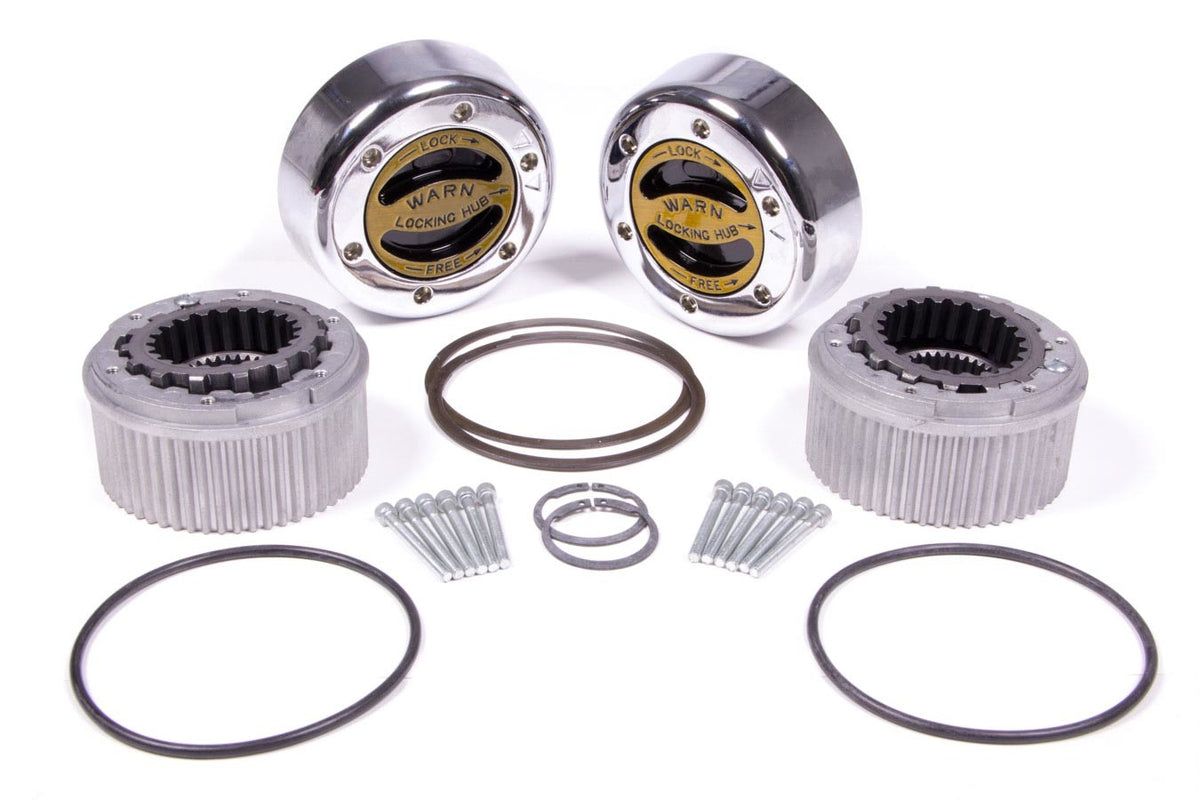 WARN 38826 Premium Manual Locking Hub Kit, 30-Spline, 1-Ton Applications