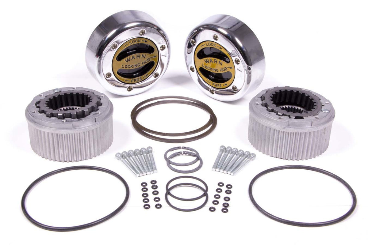 WARN 62672 Premium Manual Locking Hub Kit for Dana 60 35-Spline Front Hubs
