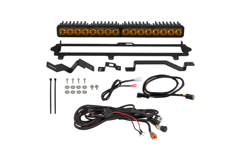 Diode Dynamics DD8699 Stage Series SS20 Sport LED Light Bar Kit for 2022-2026 Toyota Tundra, Amber Backlight, 3000K