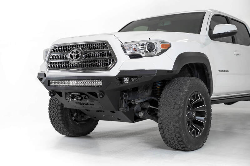 Addictive Desert Designs 16-19 Toyota Tacoma Stealth Fighter Front Bumper w/ Winch Mount