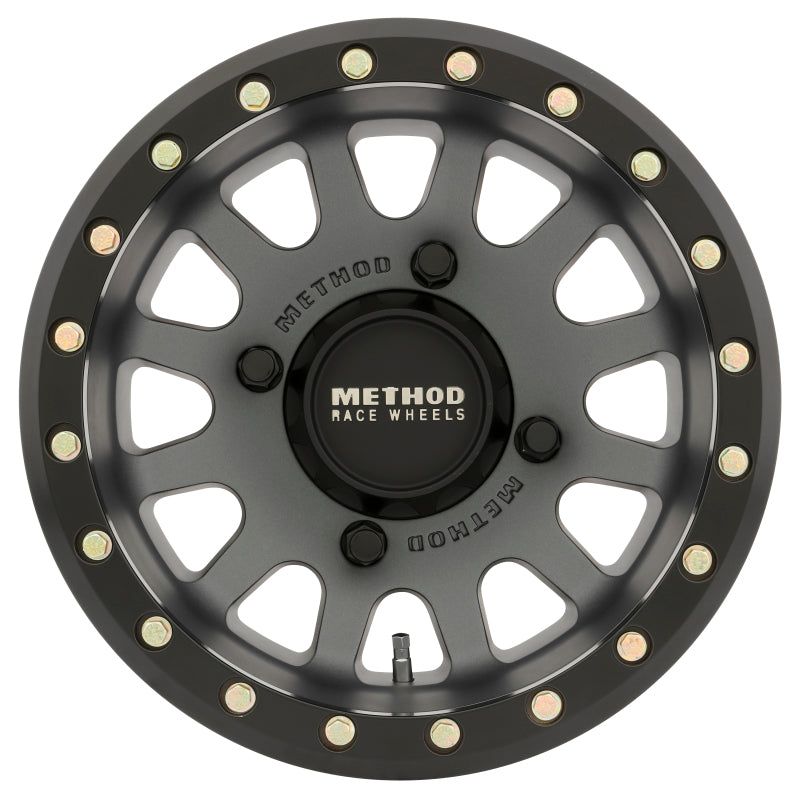 Method Wheels MR401 Beadlock UTV Wheel, 15x7, 4x136 Bolt Pattern, +13mm Offset, Titanium