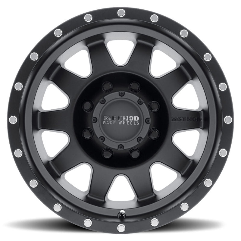 Method Wheels MR301 16x7 Matte Black Standard Wheel, 8x6.5 Bolt Pattern, 0mm Offset