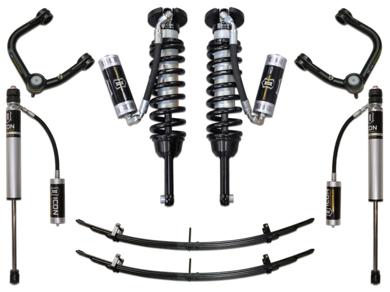 ICON K53004T Stage 4 Suspension System with Tubular UCAs for 2005-2023 Toyota Tacoma
