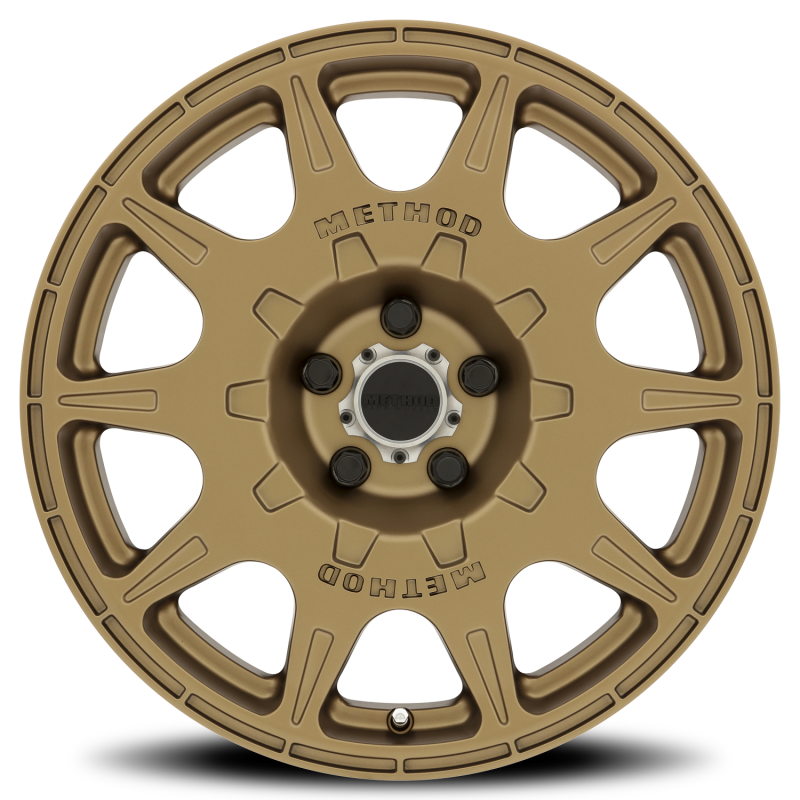 Method Wheels MR502 Rally 17-Inch Bronze Cast Wheel, 5x100 Bolt Pattern, +38 Offset