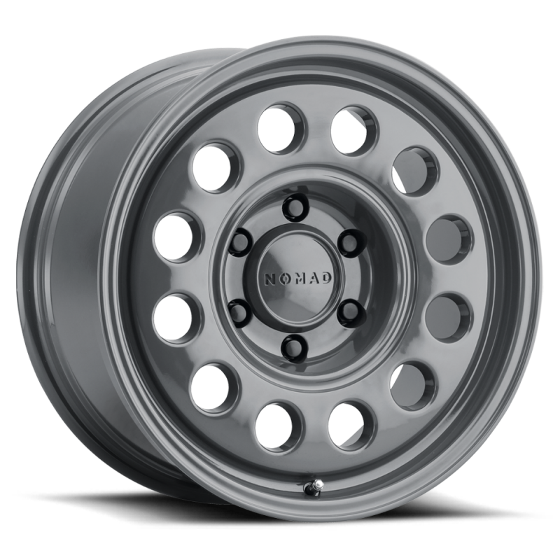 Nomad N501 Convoy Forged Wheel, 17 x 8.5 in, 6 x 135 Bolt Pattern, +25 mm Offset, Utility Gray