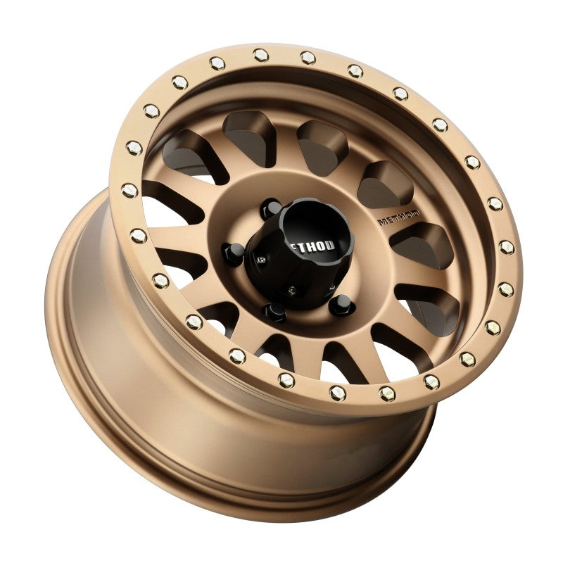 Method Wheels MR304 Double Standard 15x8-Inch Bronze Wheel, -24mm Offset, 5x4.5 Bolt Pattern