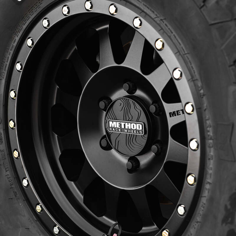 Method Wheels CP-TOPO86S-B Top Snap-In Center Cap, 86 mm, Black