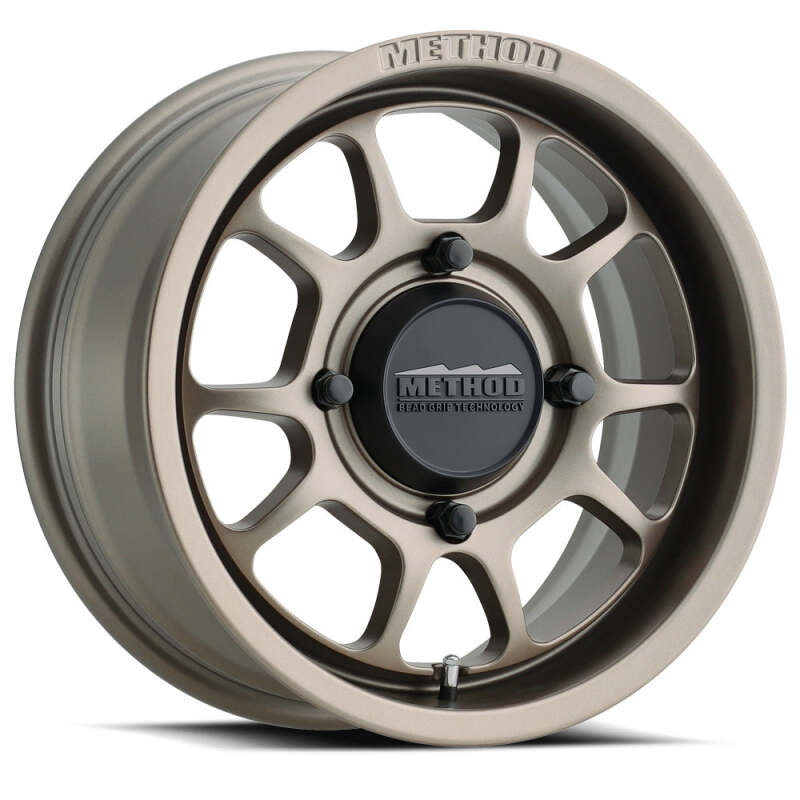 Method Wheels MR409 Bead Grip 15x7 Cast Gray Wheel, 5x4.5 Bolt Pattern, +38 Offset