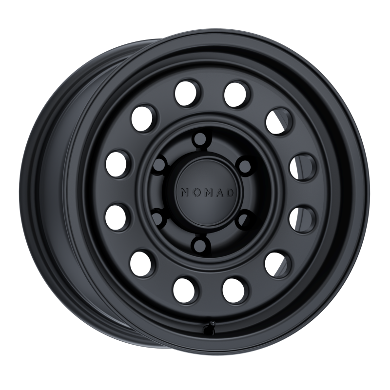 Nomad N501SB-78560-10 N501 Convoy 17x8.5-Inch 6x139.7 Satin Black Forged Wheel