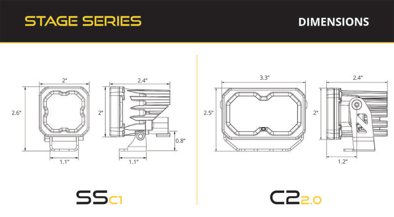 Diode Dynamics DD7165 Stage Series Reverse Light Kit for 2010-2024 Toyota 4Runner