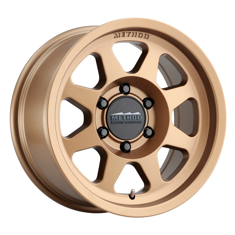 Method Wheels MR701 16-Inch Bronze Bead Grip Wheel, 6x5.5 Bolt Pattern, 0mm Offset