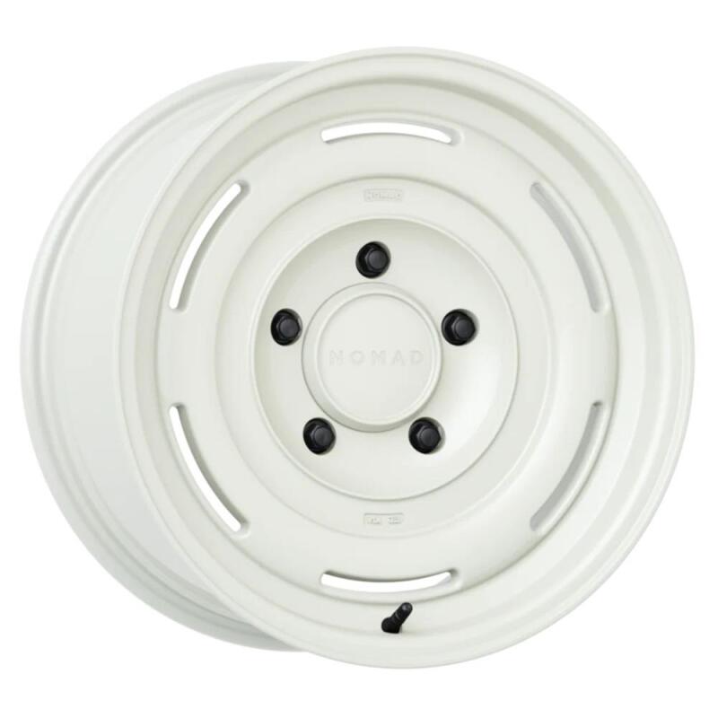 Nomad N504VW Field Forged Wheel, 17 x 8.5 in, 6x139.7 Bolt Pattern, +35 Offset, Vintage White