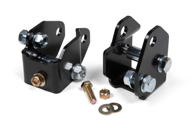 JKS Manufacturing JKS9611 Front Shock Relocation Brackets for 2018-2021 Jeep Wrangler JL and 2020-2021 Jeep Gladiator JT