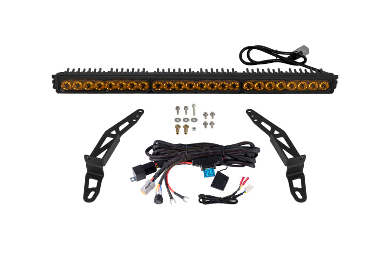 Diode Dynamics DD8720 Stage Series SS30 Bumper LED Light Bar Kit for 2018-2026 Jeep Wrangler JL, Sport Amber