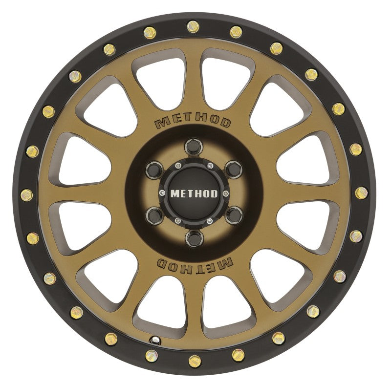 Method Wheels MR305 NV 18x9 Bronze/Black Street-Loc Wheel, 0mm Offset, 6x135