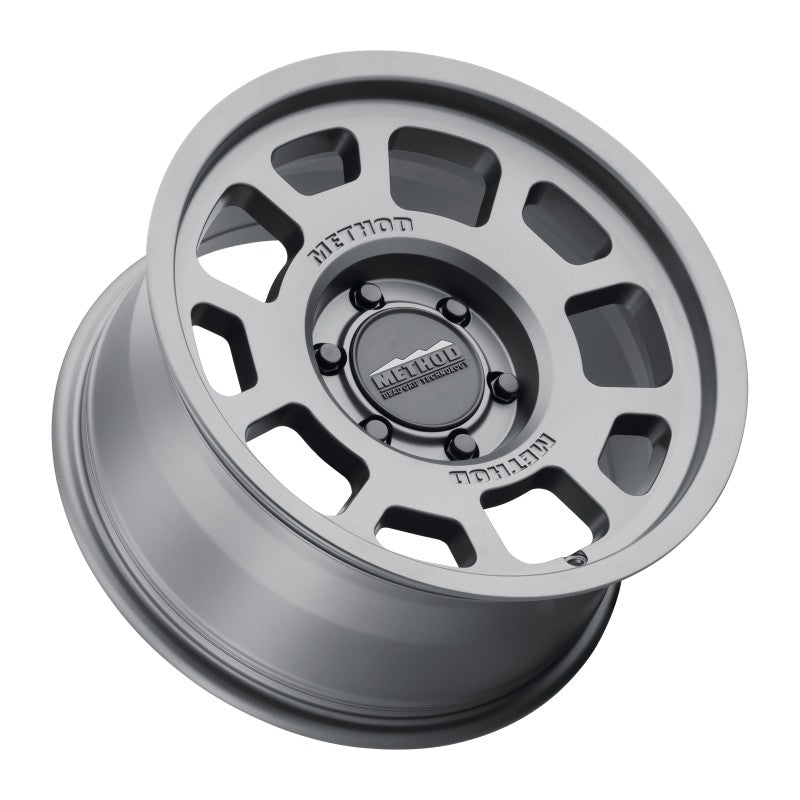 Method Wheels MR705 17x8.5 +35mm Offset 6x5.5 Titanium Bead Grip Wheel