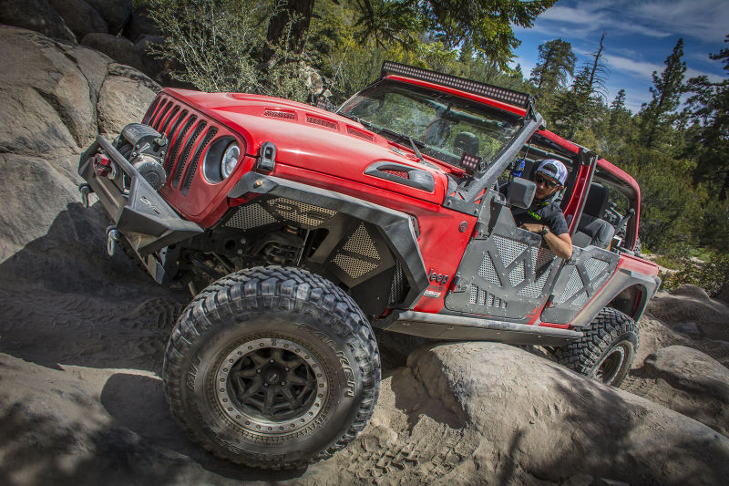 DV8 Offroad INFEND-03FB Front Inner Fenders for 2018+ Jeep Wrangler JL/JLU and Gladiator JT, Black